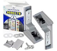 MONTERAL Kit of Hinge for Fridge Door Handle with Original Code 9590190 9590178 9590124 for Liebherr - Warranty 10 Years