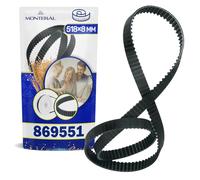 MONTERAL Toothed Belt for Bread Maker 518x8 mm with the Original Code 869551 for Unold - Warranty 10 Years