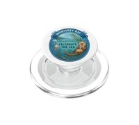 Monterey Bay Otter Celebrate The Sea Cute PopSockets PopGrip for MagSafe