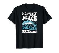 Monterey Beach Dolphin Watching in California T-Shirt