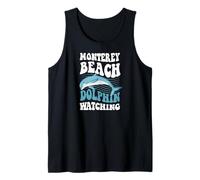 Monterey Beach Dolphin Watching in California Tank Top