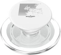 Monterey CA map travel souvenir PopSockets PopGrip for MagSafe