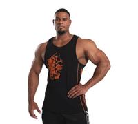 Monterey Tank Top - Black/Orange
