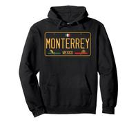 Monterrey Mexico License Plate Regio Nuevo Leon Norteno Pullover Hoodie