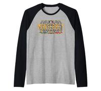 Monterrey Mexico License Plate Regio Nuevo Leon Norteno Raglan Baseball Tee