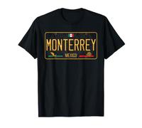 Monterrey Mexico License Plate Regio Nuevo Leon Norteno T-Shirt