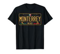 Monterrey Mexico License Plate Regio Nuevo Leon Norteno Value Graphic T-Shirt
