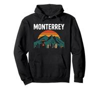Monterrey Mexico Retro Travel Cerro de la Silla Mexicano Mex Pullover Hoodie