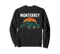 Monterrey Mexico Retro Travel Cerro de la Silla Mexicano Mex Sweatshirt