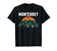 Monterrey Mexico Retro Travel Cerro de la Silla Mexicano Mex T-Shirt