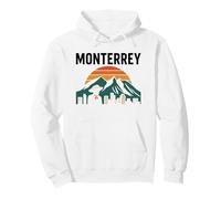 Monterrey Mexico Retro Travel Cerro de la Silla Mexicano Pullover Hoodie