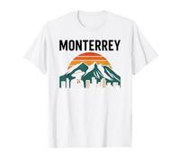Monterrey Mexico Retro Travel Cerro de la Silla Mexicano T-Shirt