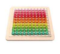 Montesori Number Board - Wooden 1-100 Counting Board, Math Learning Toy, Educational Skill Game | Kindergarten Learning Tool, Fun Number Recognition for Kids Ages 3-12 Classroom Home