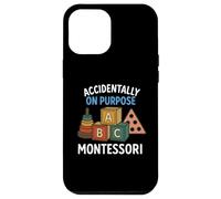 Montessori Accidentally On Purpose - ABC Blocks & Shapes Art Case for iPhone 12 Pro Max