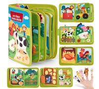 Montessori Busy Board, Sensory Educational Busy Book Learning Activities For Toddlers, Kids, Montessori Play Board For Long Car Rides, No Screens, No Meltdowns, Just Focused Play(Style-f)