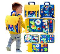 Montessori Busy Board, Sensory Educational Busy Book Learning Activities For Toddlers, Kids, Montessori Play Board For Long Car Rides, No Screens, No Meltdowns, Just Focused Play(Style-h)