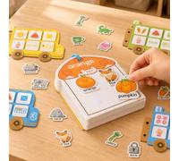 Montessori Busy Book for Toddlers 2-4, Educational Learning Toys for 3-5 Year Olds, Preschool Activity Book for Fine Motor Skills, Sensory Games for Travel, Screen-Free Gifts for Boys & Girls