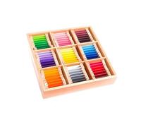 Montessori Color Tablet Box Complete, Visual Sense Color Recognition Toy