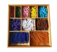 Montessori Counting Beads Toys Set, Math Toys Mathematics Teaching Aids Materials