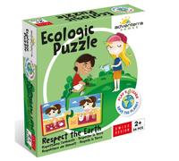 Montessori Eco Friendly Jigsaw Puzzle Learning Toy School Earth Boy Girl Toddler