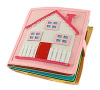 Montessori Felt Busy Book for Toddlers, Farm Busy Board Montessori Toys Preschool Learning Activities Developing Sensory Board Travel Toys for Toddlers 1-3+ ，Daily House Learning Activities (Girl)