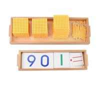 Montessori Golden Beads Materials Decimal System and the Bank Game for Four Fundamental Operations Specialised Teaching