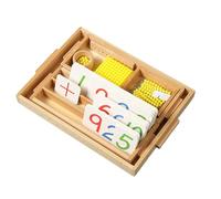 Montessori Golden Beads Materials Decimal System Bank Game Montessori Math Toys Teaching Aids