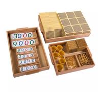 Montessori Materials, International Edition Decimal System Game, Montessori Materials for Early Childhood Education to Develop Thinking Skills