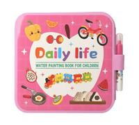 Montessori Mess-Free Water Coloring Book,Reusable water painting books for kids,No Mess, Just Add Water to Reveal Vibrant Colors,Travel Activity Toys,Gifts for Boys Girls (dailylife)