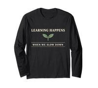 Montessori Mom Gentle Parenting Mindful Intentional Learning Long Sleeve T-Shirt