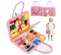 Montessori Sensory Toys for 1-2-3 Year Old Toddler,Kids Busy Board for 12-36 Month Baby Girls Gift for 1-3 Baby Activity Games Learning Educational Toys for 1-4 Year Olds Gifts for 1-4 Toddlers
