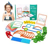 Montessori Smart Sticks,120 Pcs Wooden Educational Toy for Toddlers & Kids,STEM Creativity & Focus Building Puzzle,Fine Motor Skills Development,Safe & Non-Toxic,Perfect for Preschool & Kindergarten