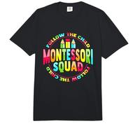 Montessori Squad Follow The Child Design Comfort Colors Adult Heavyweight T-Shirt
