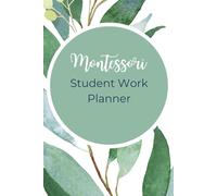 Montessori Student Work Planner | 36-Weeks School Planner for Students to Record Lessons | Montessori Elementary Student Work Plan