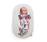 Montessori Topponcino Baby Pillow (Grey) | Premium 100% Natural Cotton Newborn Lounger Pillow For Support and Comfort | Breathable and Portable | Baby Support, Nursing Pillow & Tummy Time Mat