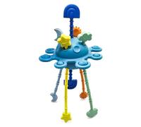Montessori Toy from 1 2 Years - Baby Toy from 6 Months - Motor Skills Toy Sensory from 1 Year - Baby Teething Ring Silicone - Meaningful Gifts for 1 Year Old