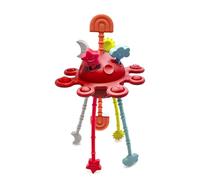 Montessori Toy from 1 2 Years - Baby Toy from 6 Months - Motor Skills Toy Sensory from 1 Year - Baby Teething Ring Silicone - Meaningful Gifts for 1 Year Old