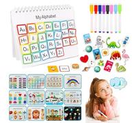 Montessori Toys Busy Book for Toddlers, 12 Themes Preschool Learning Books Educational Toys for 2 3 4 Year old Boys and Girls