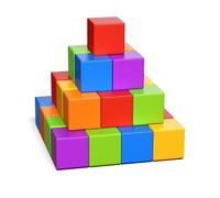 Montessori Toys for 1-2-3-5 Year Olds Boys Girls, 30PCS Wooden Building Blocks Stacking Toys, Math Puzzle Games, Sensory Creative Learning Educational Toys Girls Birthday Christmas, L