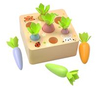 Montessori Toys for 1 2 3 Year Old Toddlers,Carrot Harvest Game Toy For 1 2 3 Year Boys And Girls, Babies 1st Birthday Gifts
