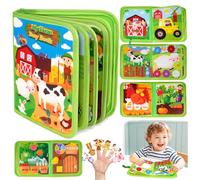 Montessori Toys for 1 2 Year Old Boys Busy Book for 1-2-3 Year Old Boy Girl