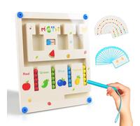 Montessori Toys for 3 4 5 6 7 Year Old Boys Girls: Gifts for 4-6 Year Old Kids Wooden Magnetic Maths Puzzle Games for Boy Girl Age 3-7 Learning Sensory Maze Toy for 5-8 Year Old Kid Birthday Present