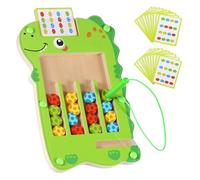 Montessori Toys For 3 4 5 6 Year Old Boys Girls, Wooden Colour Sorting Toys, Educational Toys With 20 Question Cards, Magnetic Puzzle Games For 4 Year Olds, IQ Puzzle, Learning Toy, Birthday Gifts