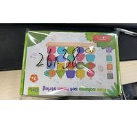 Montessori Wooden Toys, Threading Beads Stacking Blocks Learning Set with Cards Toddler Toy Match Shape & Sequence & Lacing, Fine Motor Skills Toys Toddler Travel Educational Toy for 2-5 Year Boy Girl