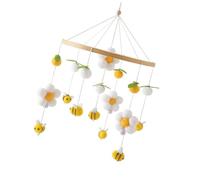 Montessoris Toy Baby Crib Mobile Nursery Hanging Bed Chimes for Boys and Girls Ceiling Decoration in Elegant Designs Wood Baby Toy