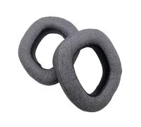 Montesy 1Pair Earpads Replace Linen Gray Earpads Ear Cushions Sponges Cover Earmuffs for HS80 Headphones