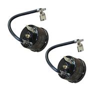 Montesy 2Pcs Refrigerator Thermal Overload Protector 1/2HP/1/3HP/1/4HP/1/5HP/1/6HP Compressor Replacement Overheat Unit