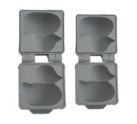 Montesy 2Pieces Snow Ducks Creation Snow Ball Maker for Park Backyard and Beaches Entertainment Sand Play Moulding Accessories Snow Sand Toy