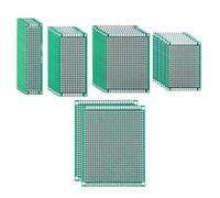 Montesy 36Piece Fiberglass PCB Circuit Board Set For Circuits And Prototyping Boards 2x8cm 3x7cm 4x6cm 5x7cm 7x9cm Size