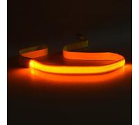 Montesy 4Pcs LED Dog Leash Rechargeable Waterproof Nylon with Padded Handle for Night Walking Glow in Dark for Pet